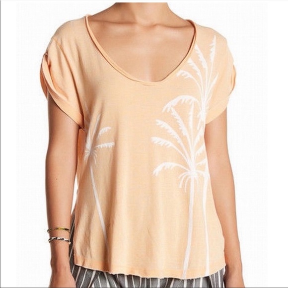 Free People Tops - NWT We The Free distressed palm tree T-shirt